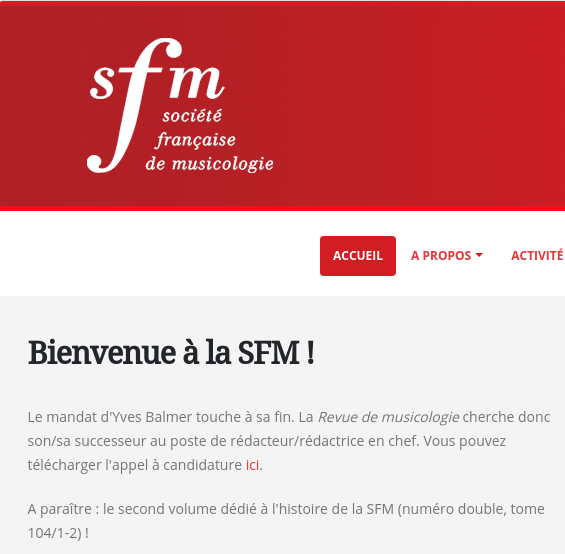 Société Française de Musicologie