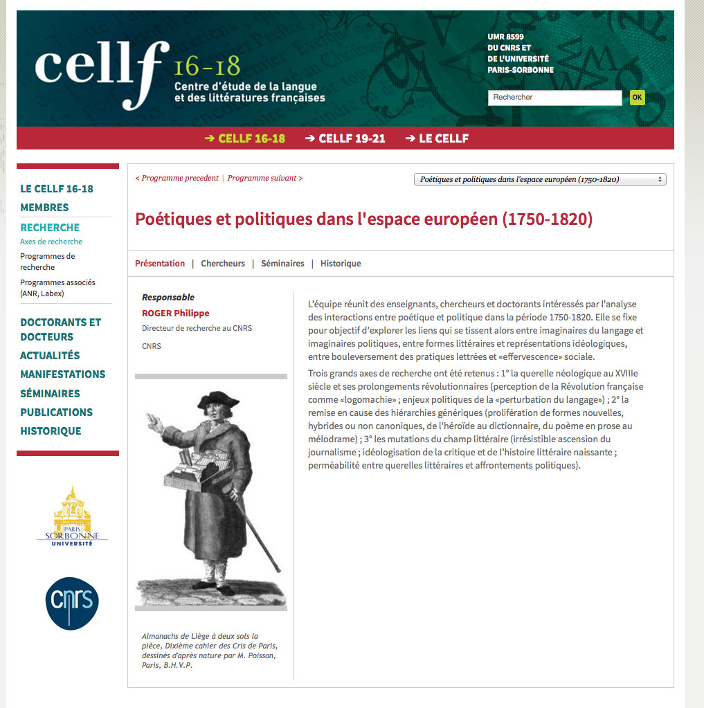 CELLF - Un programme de recherche